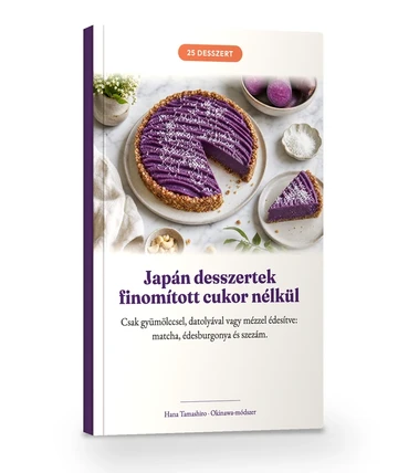 Japán desszertek finomított cukor nélkül